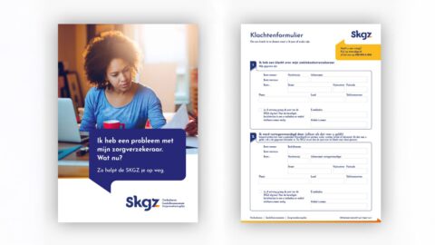 Flyer in nieuwe huisstijl